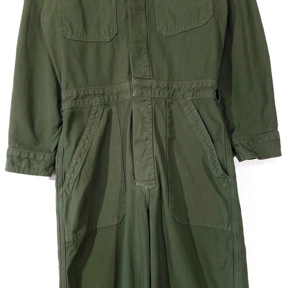CITIZENS OF HUMANITY Marta Utility Jumpsuit Workwear Coverall Minimal Cargo Army - Picture 4 of 14